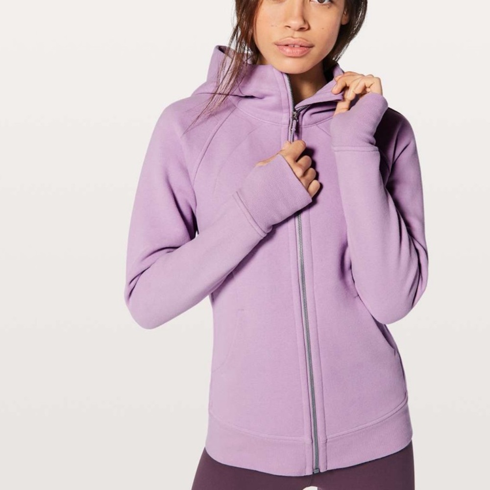 Lululemon scuba hoodie new sz 8 nwot lilac quartz purple